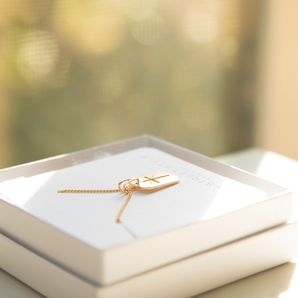 Gold Cross Necklace - Picture 3 of 9